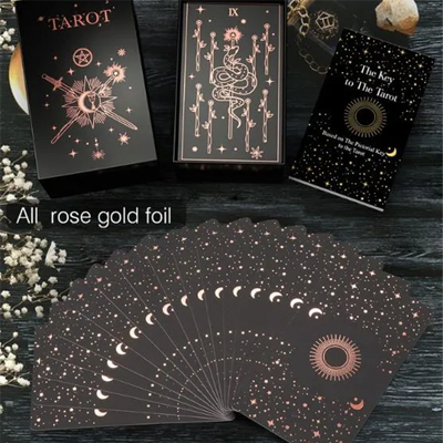 Gold Foil Tarot Card Decks Set